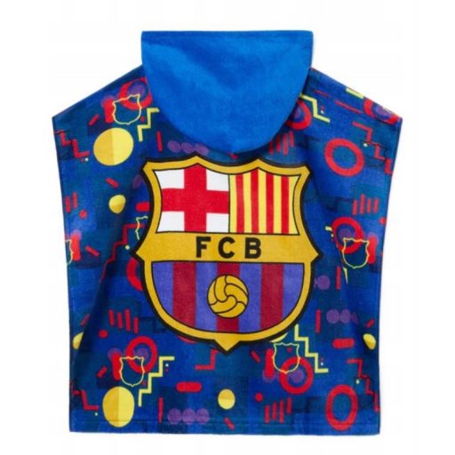 Baby poncho "Shapes" (cotton)