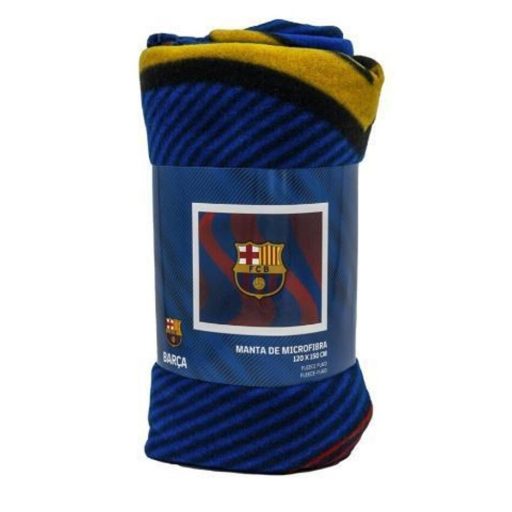 FC Barcelona fun striped blanket