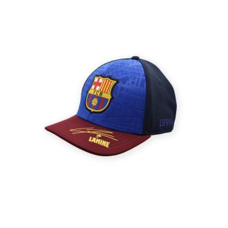FC Barcelona fergeteges, kék baseball sapka