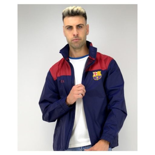 The premium garnet-blue Barça windbreaker - XL