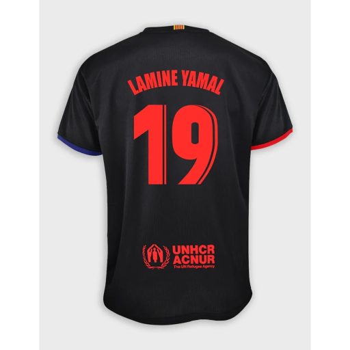 FC Barcelona 2024-25 premium second kids fan jersey kit - Lamine Yamal 19 - 12 years old