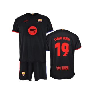   FC Barcelona 2024-25 prémium második számú gyerek szurkolói mez szerelés - Lamine Yamal 19