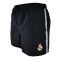 Black Real Madrid swim trunks with black crest