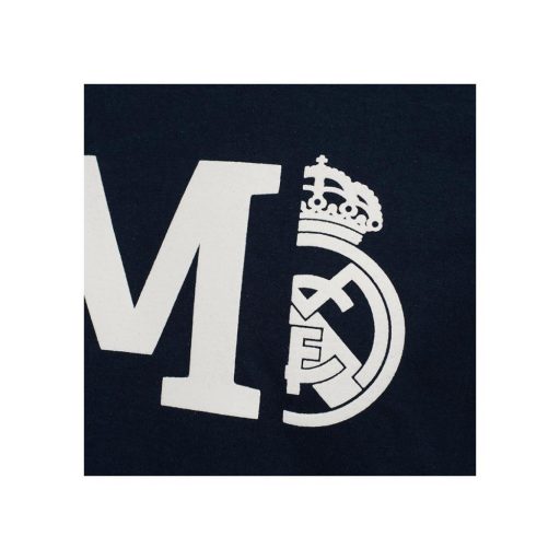 Real Madrid round neck T-shirt with capital letters