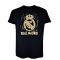 Real Madrid crest T-shirt - black and gold - L
