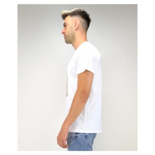 Real Madrid crest T-shirt - white-gold - L