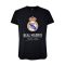 Real Madrid fans' favorite black T-shirt - 2XL