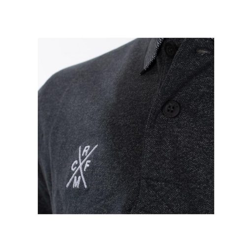 Premium Real Madrid collared shirt, gray - M