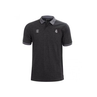 Premium Real Madrid collared shirt, gray