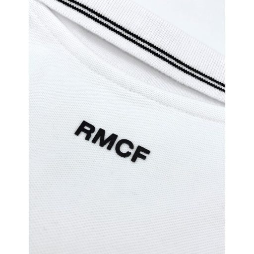 Real Madrid collar T-shirt in white - 3XL