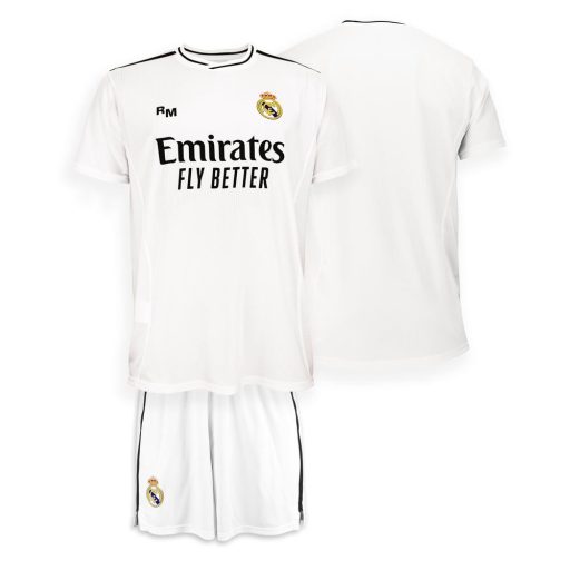 Real Madrid 24-25 premium kids fan jersey kit, replica - 8 years old