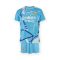 Fantastic Light Blue Kids Real Madrid Goalkeeper Jersey Set - 10 Years