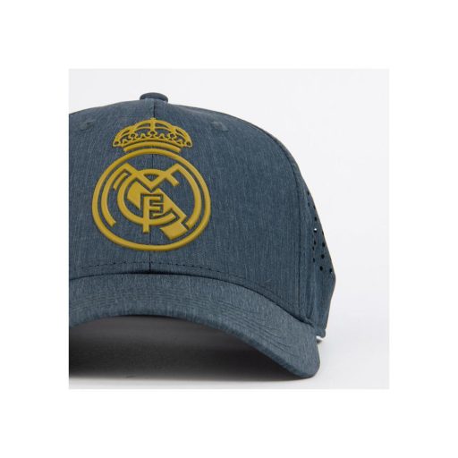 Trendy gray and gold Real Madrid baseball cap