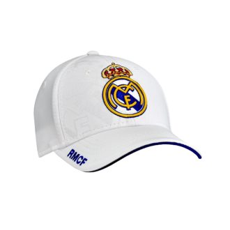 Snow white Real Madrid baseball cap for kids