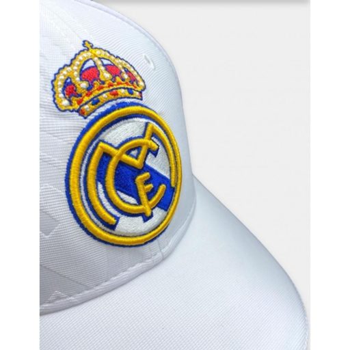 Snow white Real Madrid baseball cap for kids