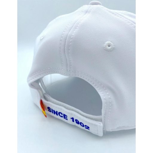 Snow white Real Madrid baseball cap for kids