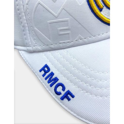 Snow white Real Madrid baseball cap for kids